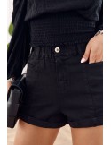 Kurze Shorts mit Bündchen, schwarz 2011 – Online-Shop – Boutique